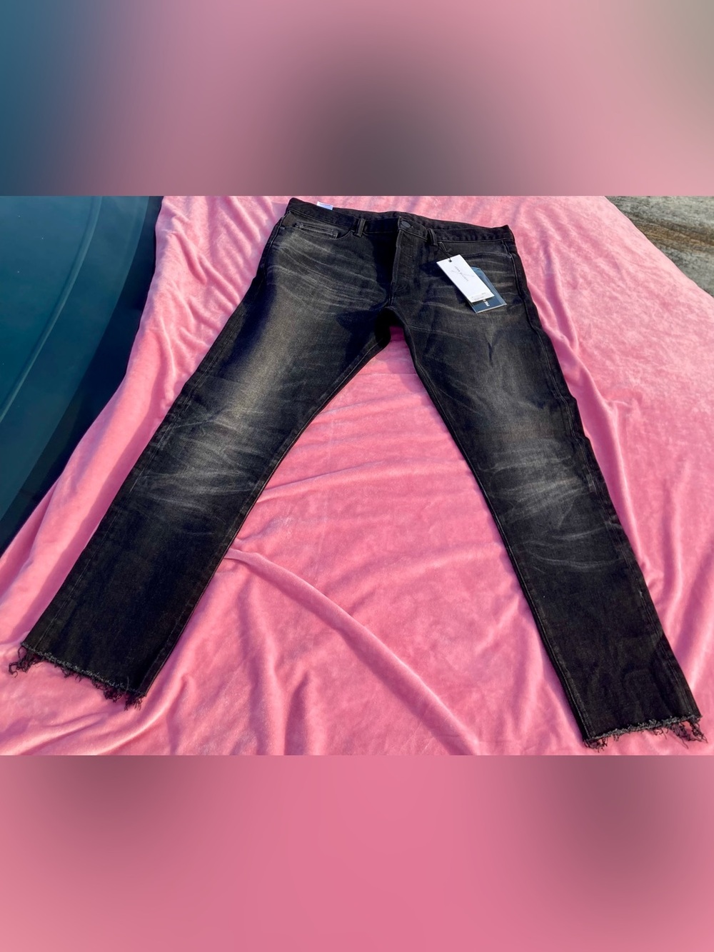 John Elliott Skinny Jeans Black Size 34 NWT